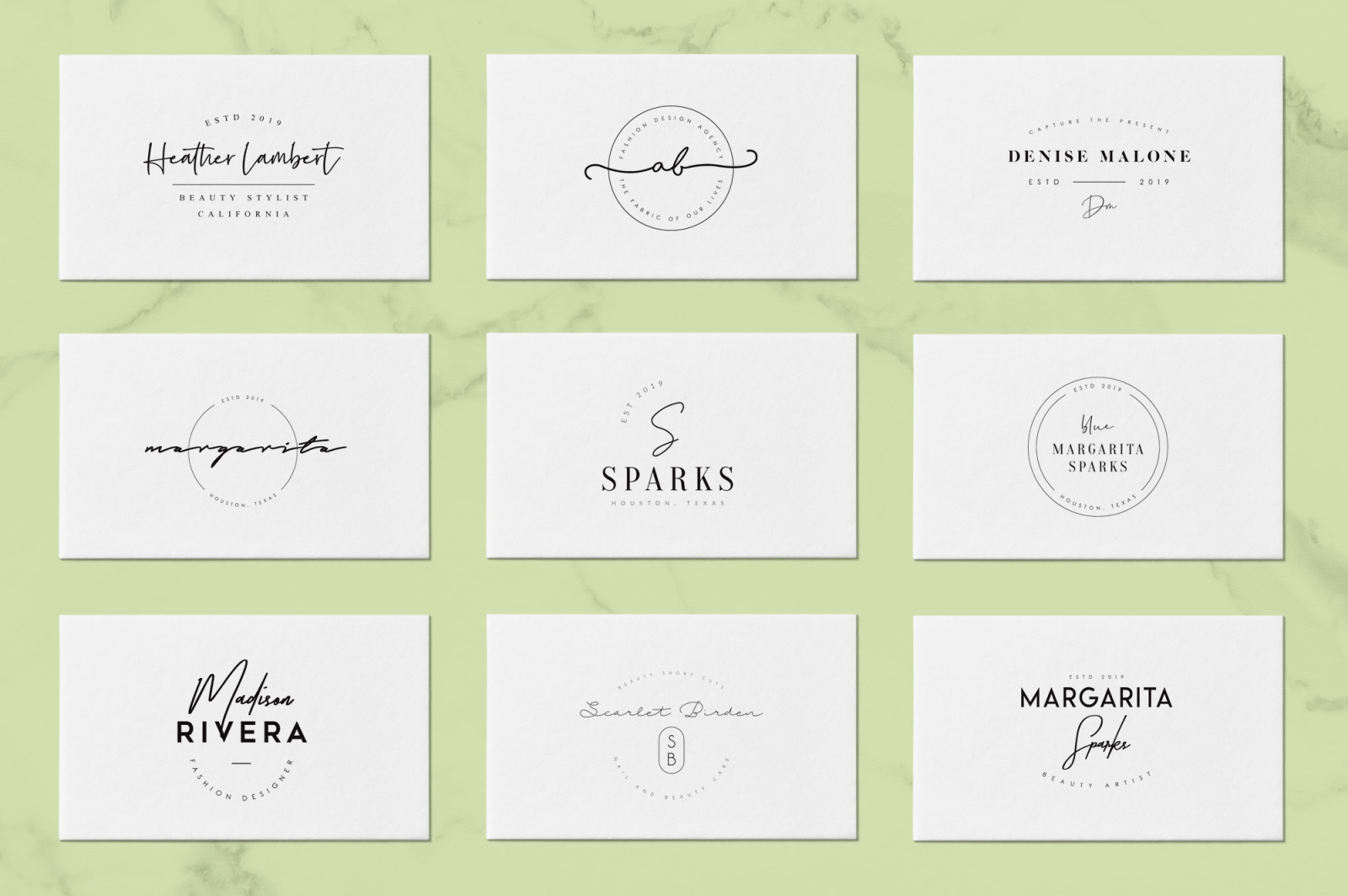 50 Trending Minimal Logo Bundle V03 50 Trending Minimal Logo Bundle V03