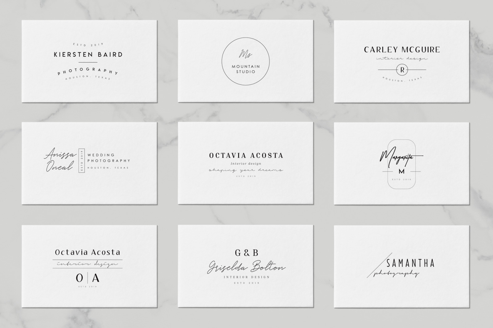 50 Trending Minimal Logo Bundle V04 50 Trending Minimal Logo Bundle V04