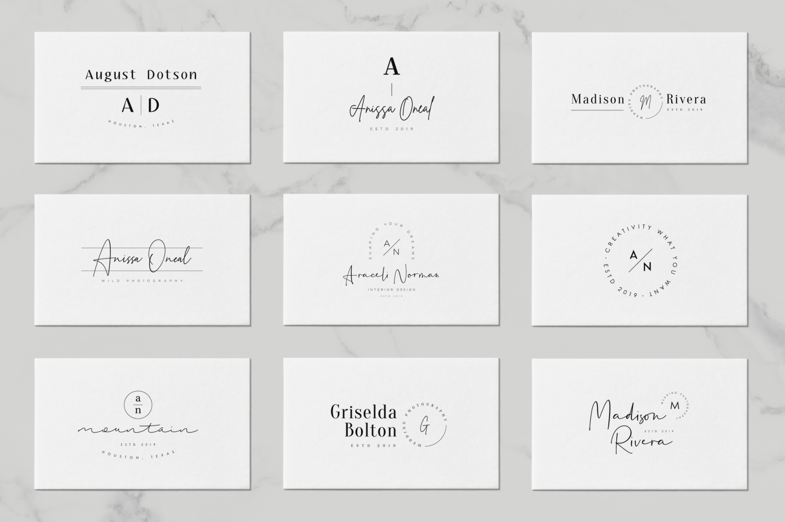50 Trending Minimal Logo Bundle V04 50 Trending Minimal Logo Bundle V04