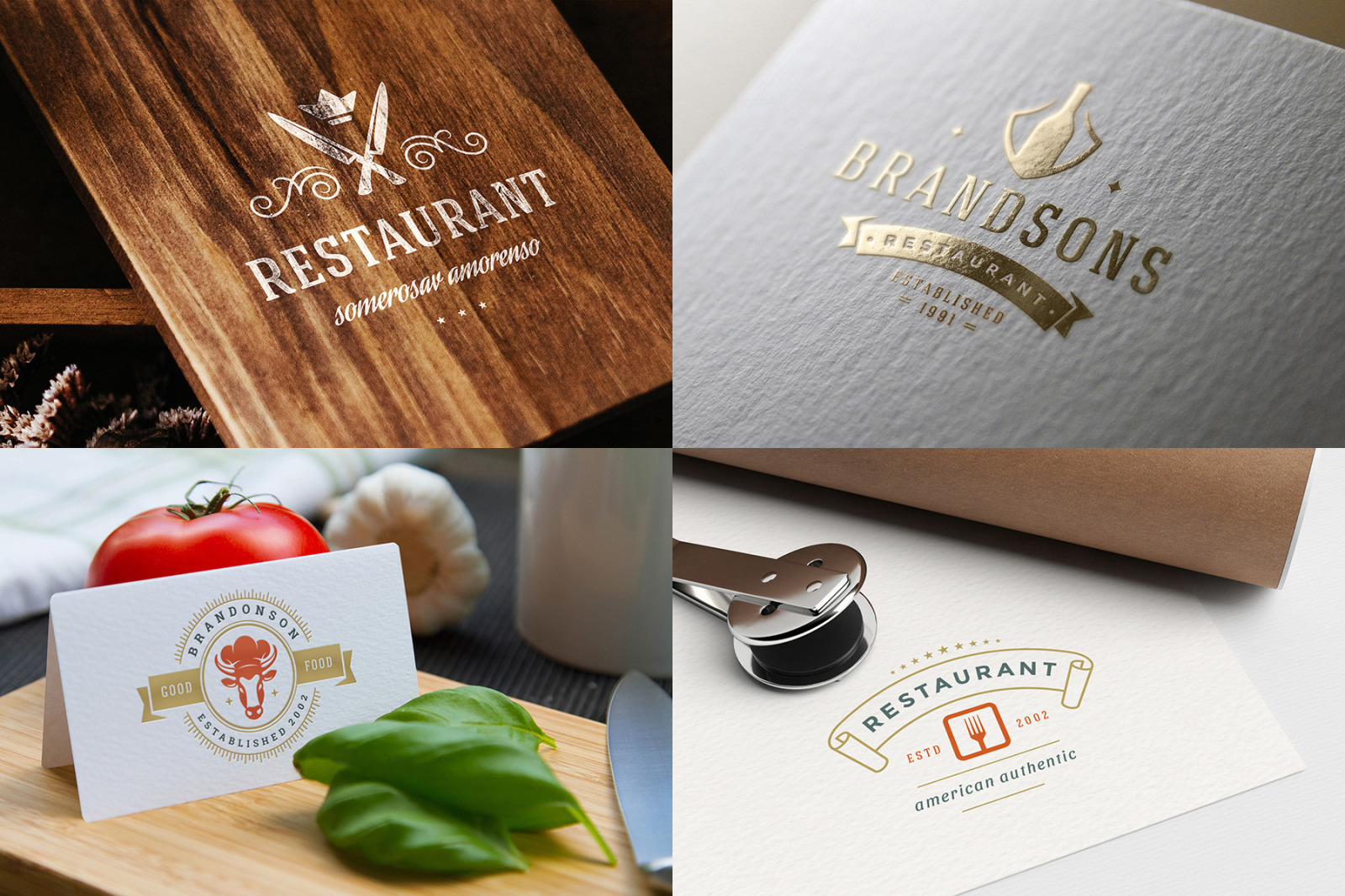 36 Restaurant Logos and Badges 36 Restaurant Logos and Badges