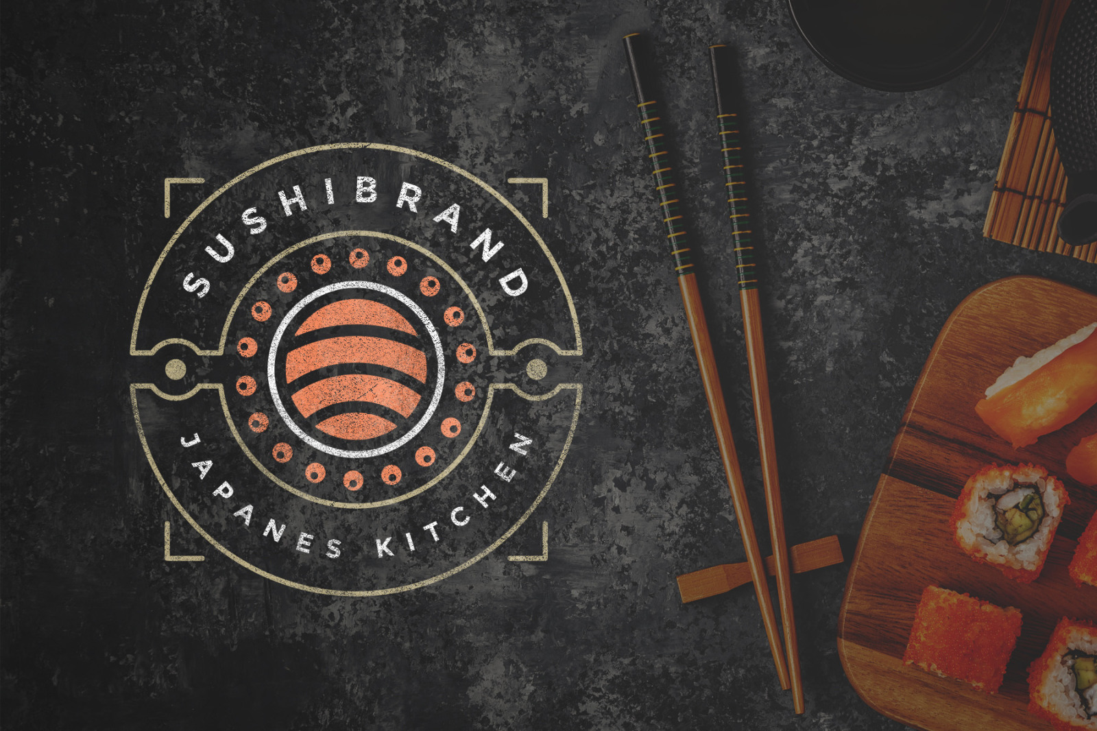 18 Sushi Bar Logos and Badges