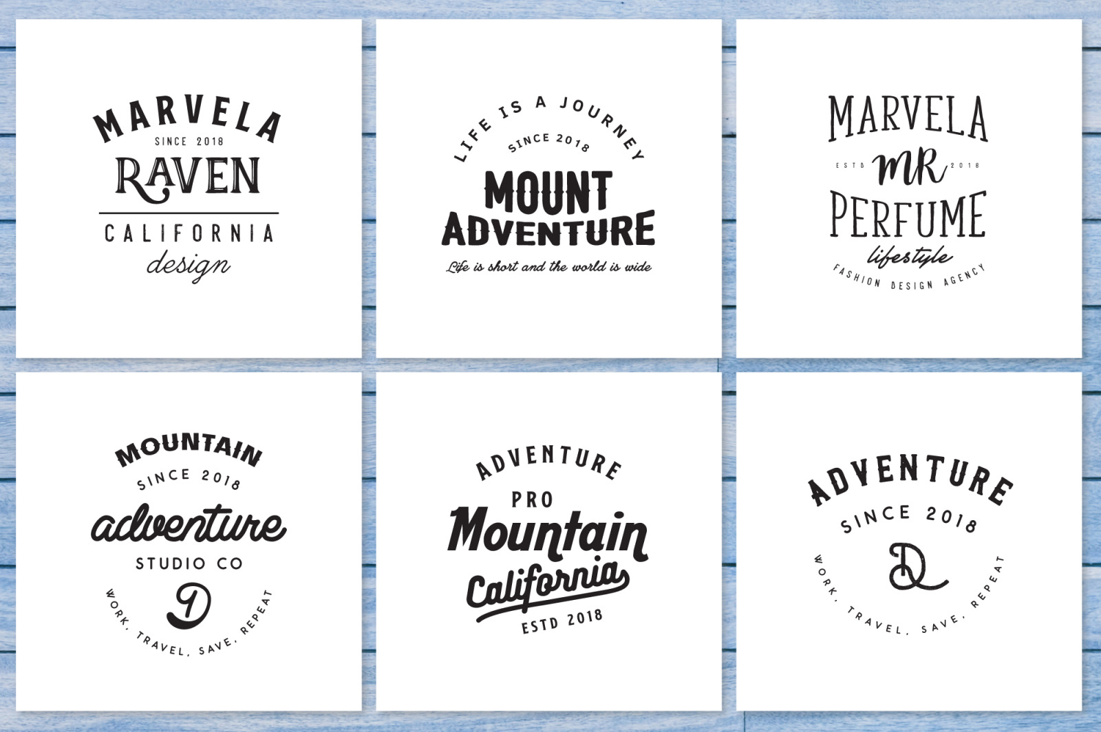 Vintage Badges and Logos Bundle V02