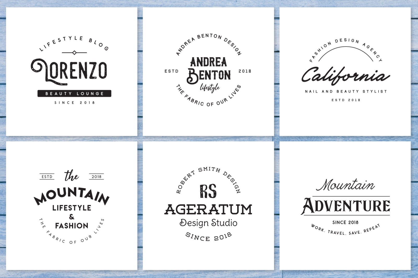 Vintage Badges and Logos Bundle V02