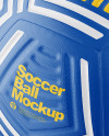 Modern Soccer Ball Mockup - Front View