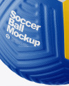 Modern Soccer Ball Mockup - Front View