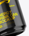 Glossy Can Mockup