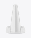 Glossy Plastic Cone Mockup