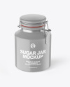 Glossy Sugar Jar Mockup