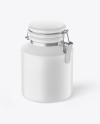 Matte Sugar Jar Mockup