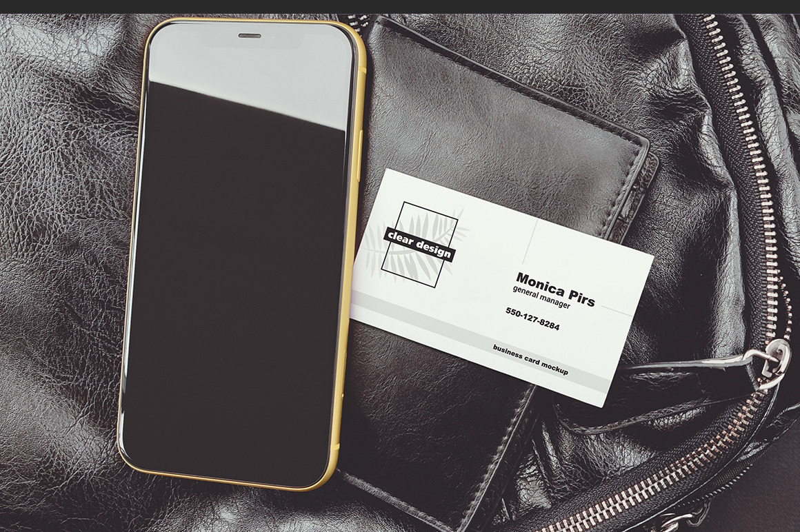 Business Card Holder Scene Mockup