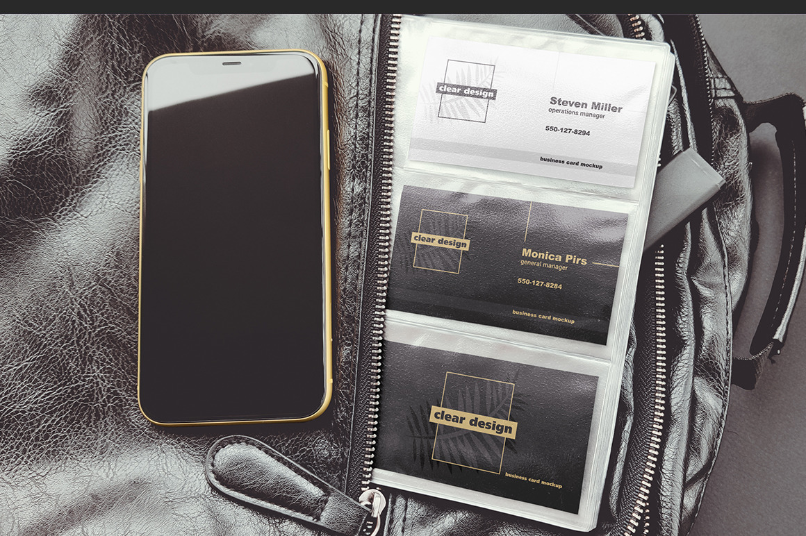 Business Card Holder Scene Mockup Business Card Holder Scene Mockup