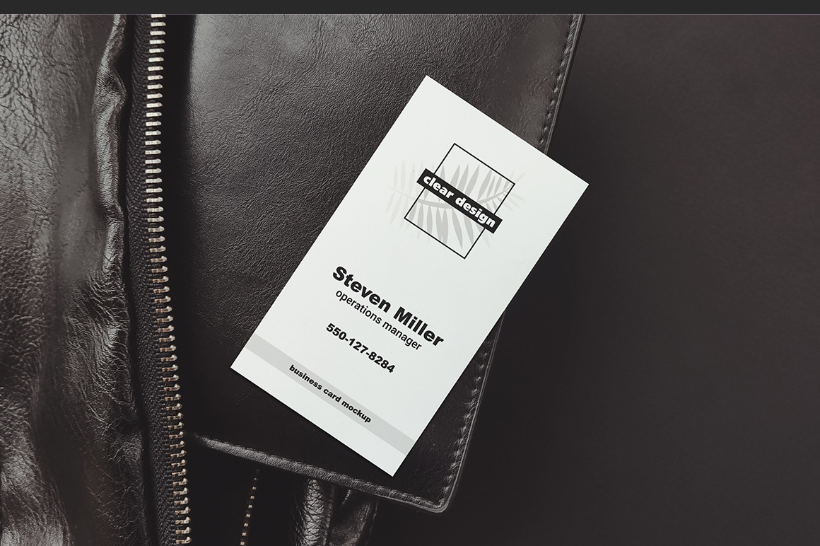 Business Card Holder Scene Mockup