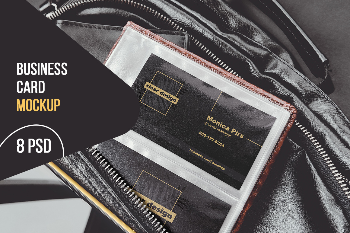 Business Card Holder Scene Mockup Business Card Holder Scene Mockup