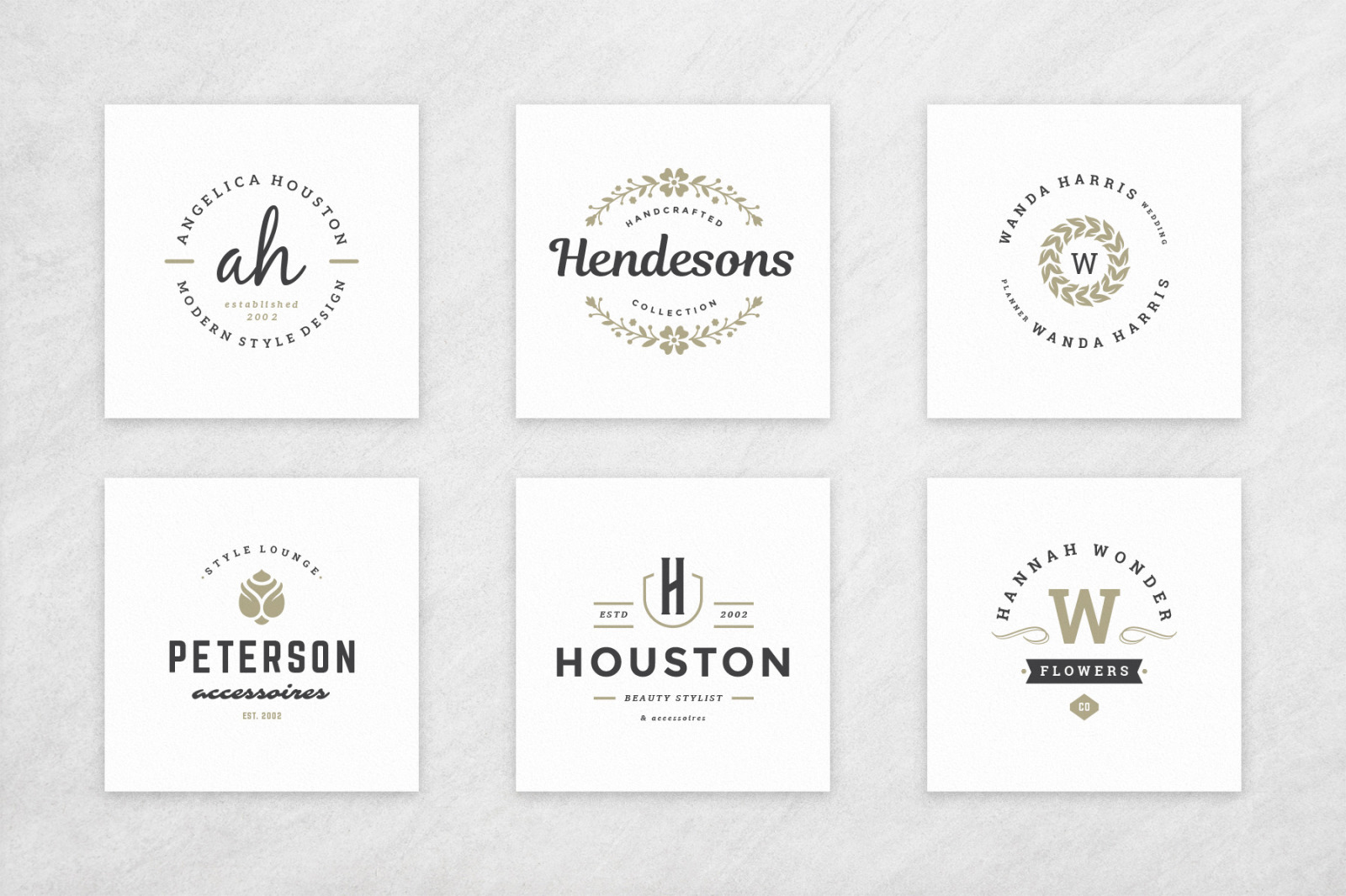 Elegant Logos Bundle Elegant Logos Bundle