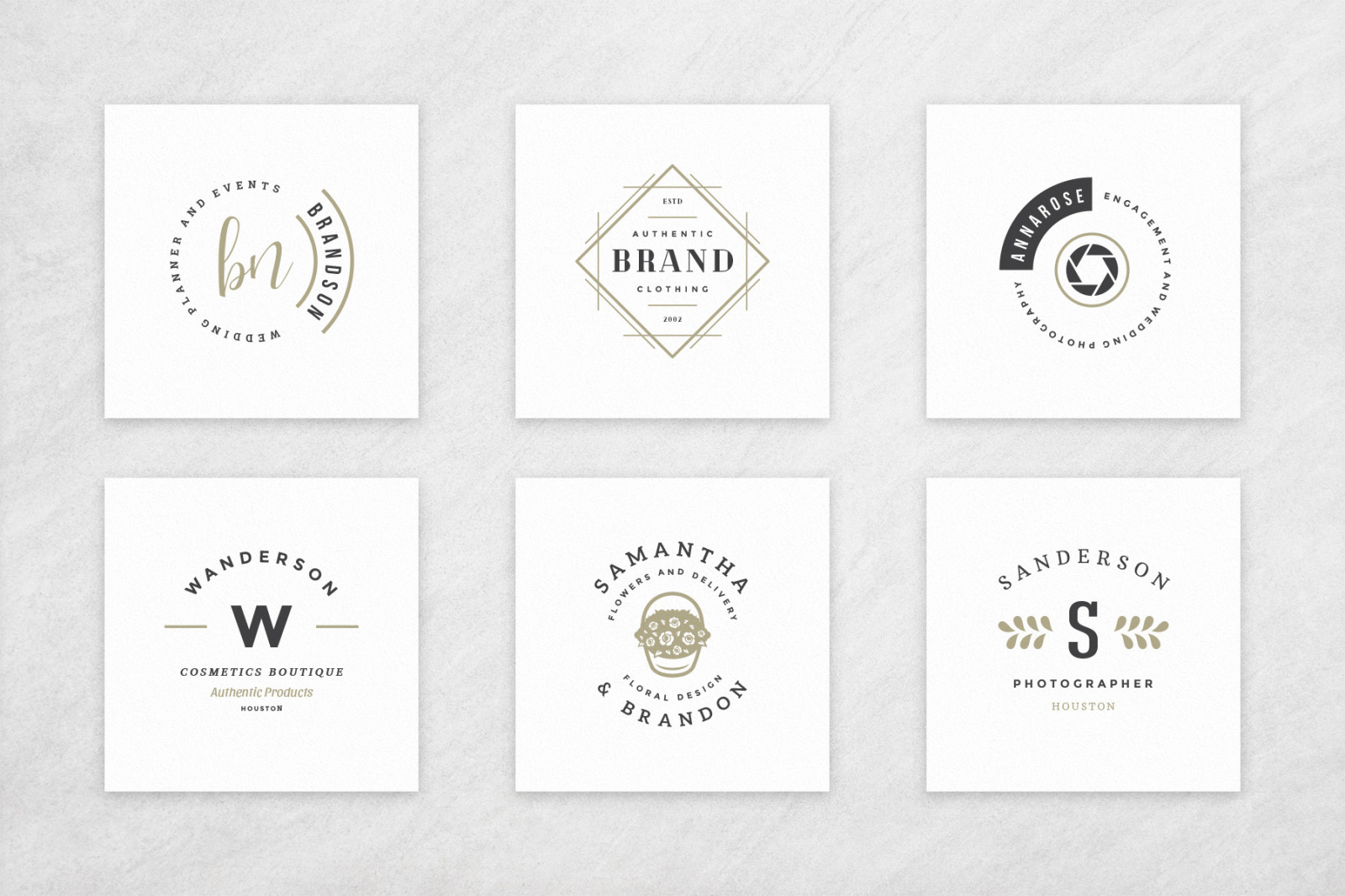 Elegant Logos Bundle Elegant Logos Bundle