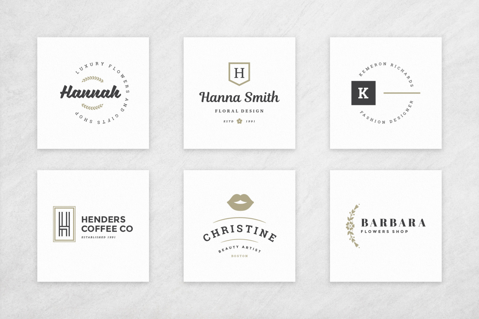 Elegant Logos Bundle Elegant Logos Bundle