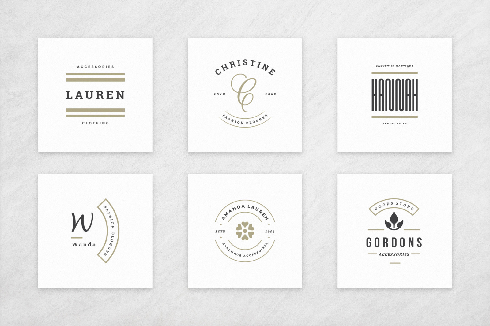 Elegant Logos Bundle Elegant Logos Bundle