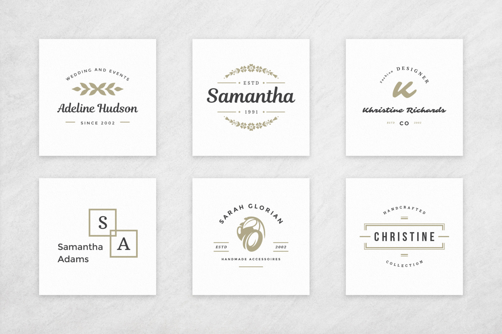 Elegant Logos Bundle Elegant Logos Bundle