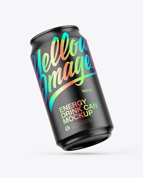 Matte Can Mockup