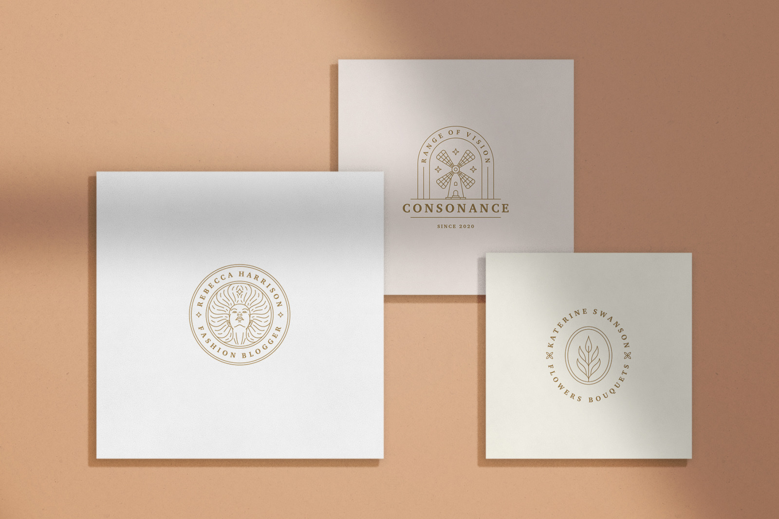 Elegant Line Logos Bundle Elegant Line Logos Bundle