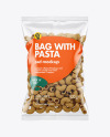 Whole Wheat Pipe Rigate Pasta Bag Mockup