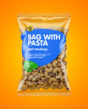 Whole Wheat Pipe Rigate Pasta Bag Mockup