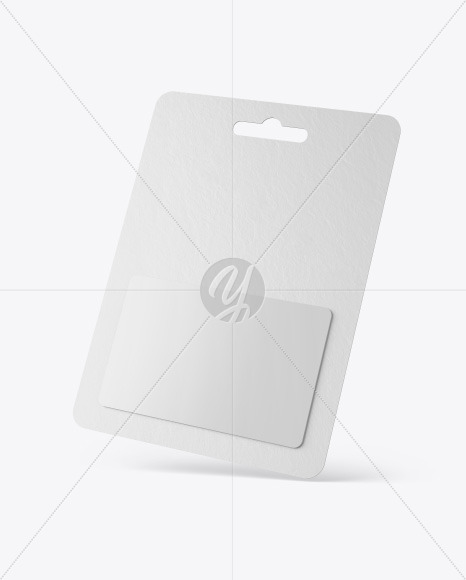 Gift Card in Paper Pack Mockup