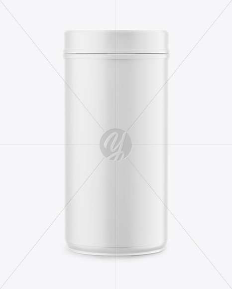 Matte Plastic Jar Mockup