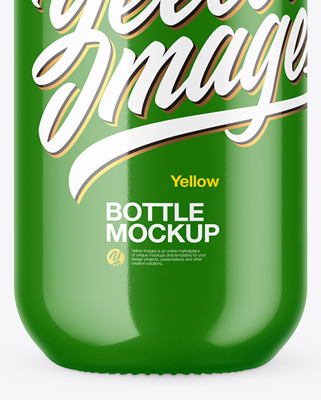 Glossy Dropper Bottle Mockup