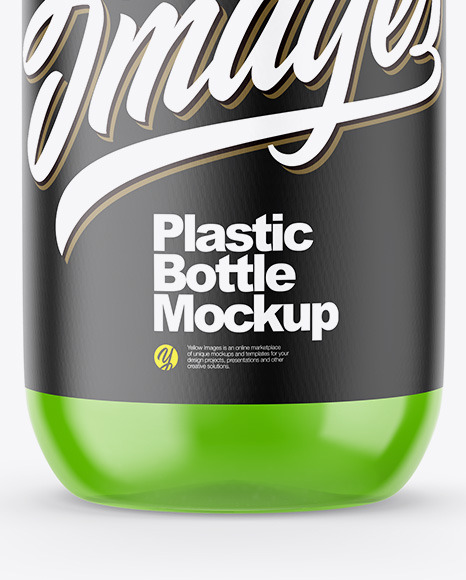 Clear Bottle Mockup