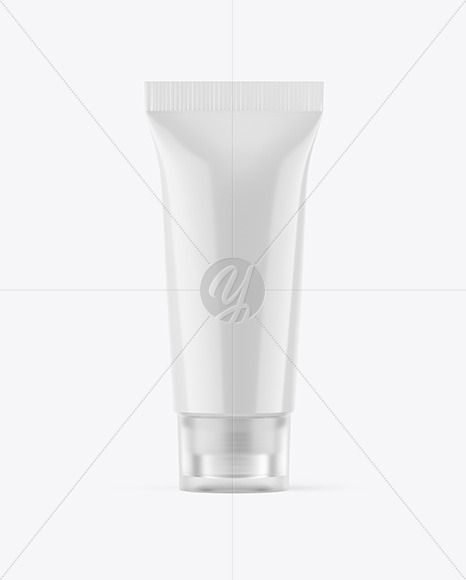 Glossy Cosmetic Tube Mockup