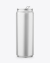 Matte Metallic Drink Can Mockup