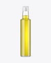 250ml Clear Glass Olive Oil Bottle Mockup