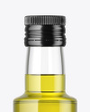 250ml Clear Glass Olive Oil Bottle Mockup