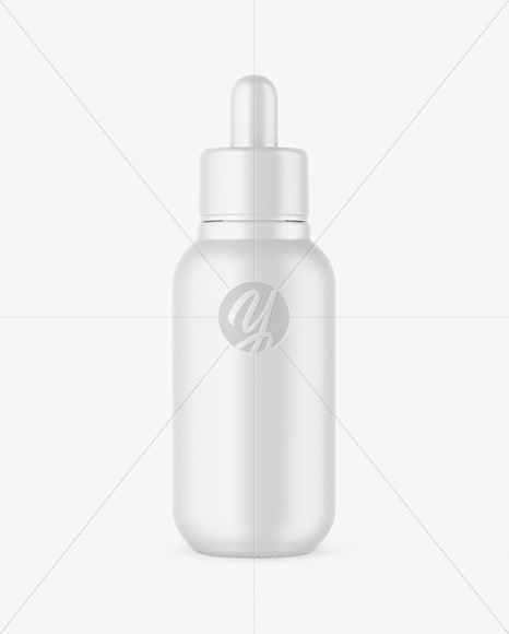 Matte Dropper Bottle Mockup