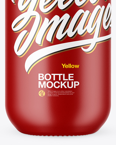 Matte Dropper Bottle Mockup