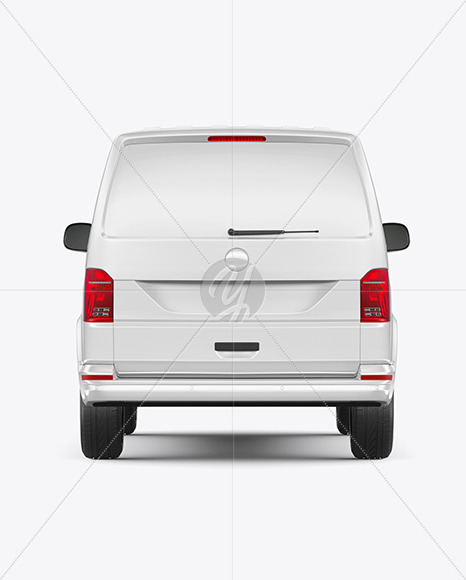 Panel Van Mockup - Back View