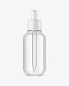 Clear Glass Dropper Bottle Mockup