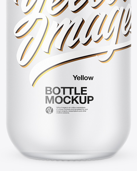 Frosted Glass Dropper Bottle Mockup