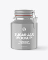 Glossy Sugar Jar Mockup