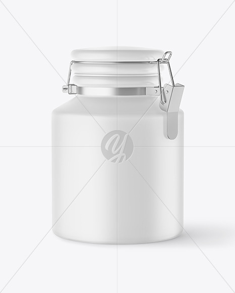 Matte Sugar Jar Mockup