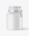 Matte Sugar Jar Mockup