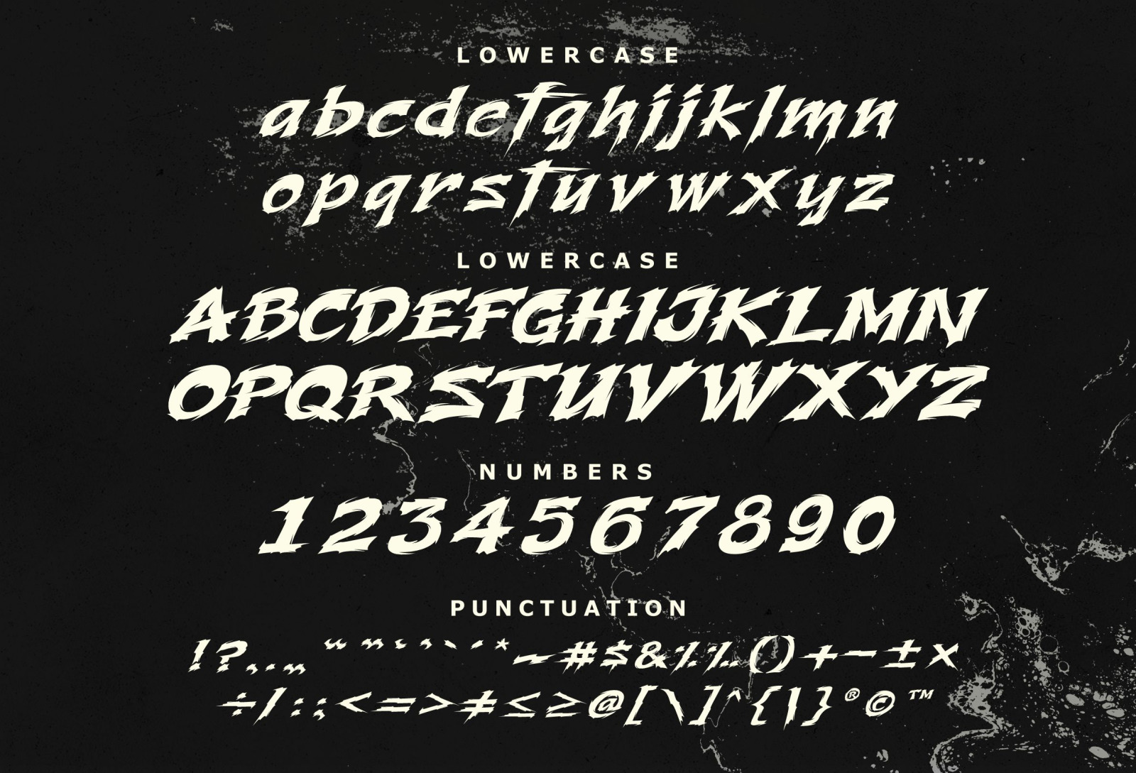 Brutal font Brutal font
