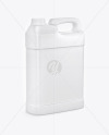 Textured Plastic Jerry Can Mockup