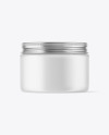 Frosted Plastic Jar Mockup