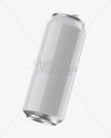 500ml Glossy Aluminium Can Mockup