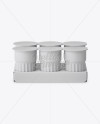 Matte Ice Coffee 6 K-Cups Pack Mockup - Front View (High-Angle Shot)
