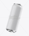 500ml Matte Aluminium Can Mockup