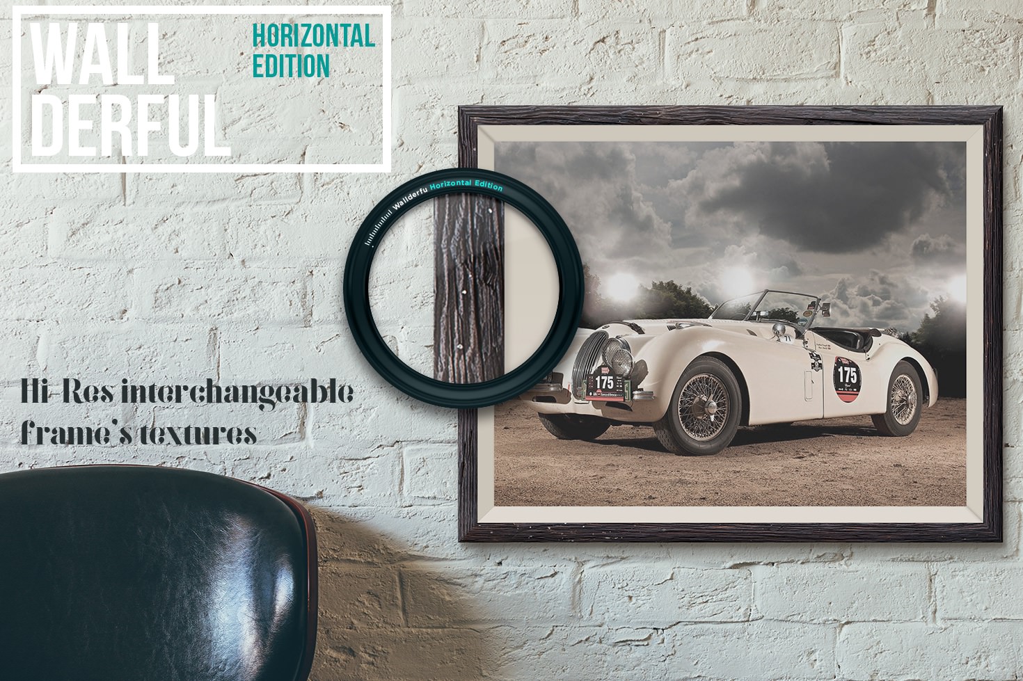 "Wallderful" - Horizontal Mockups "Wallderful" - Horizontal Mockups