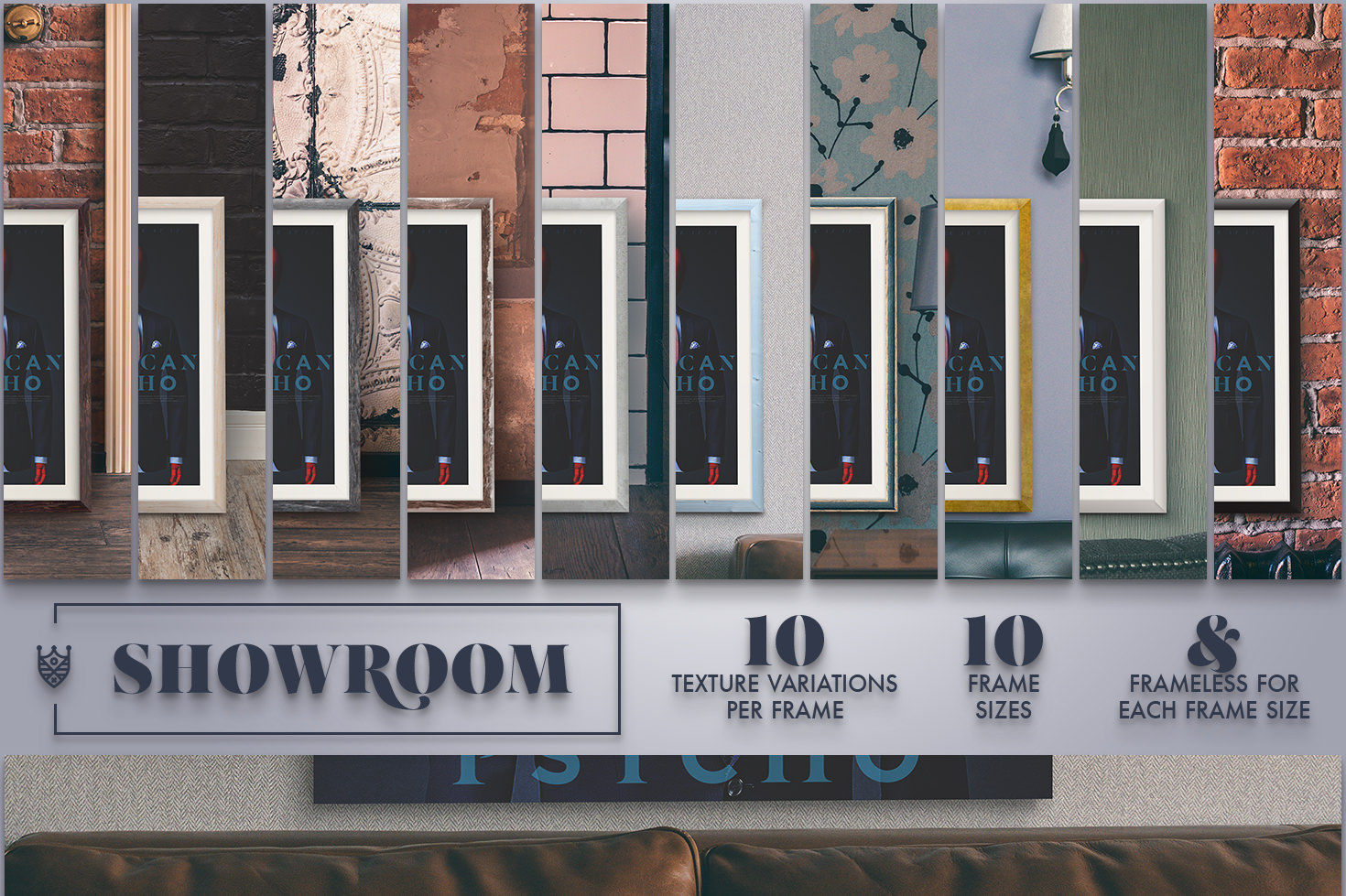 "Showroom" - Frames Mockups "Showroom" - Frames Mockups